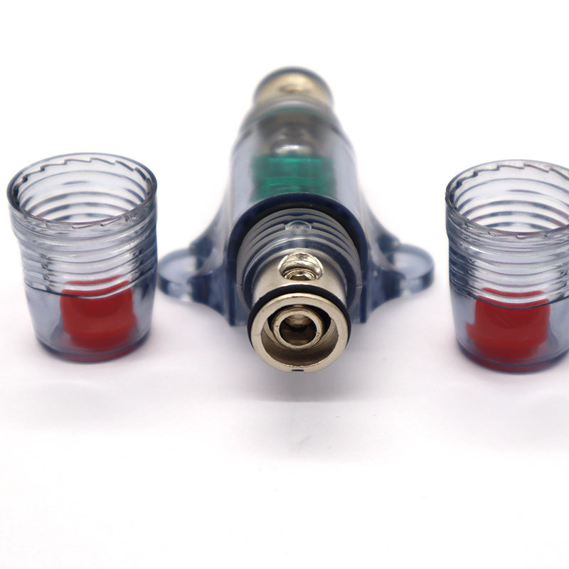 Držiak poistky pre autohifi – AFS11, zinková zliatina, 12-80V, univerzálny, Značka M