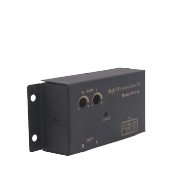 Автомобилен аудио конвертор за висока към ниска честота с функция забавяне - FH-318, 12-24V, 50W, железен корпус