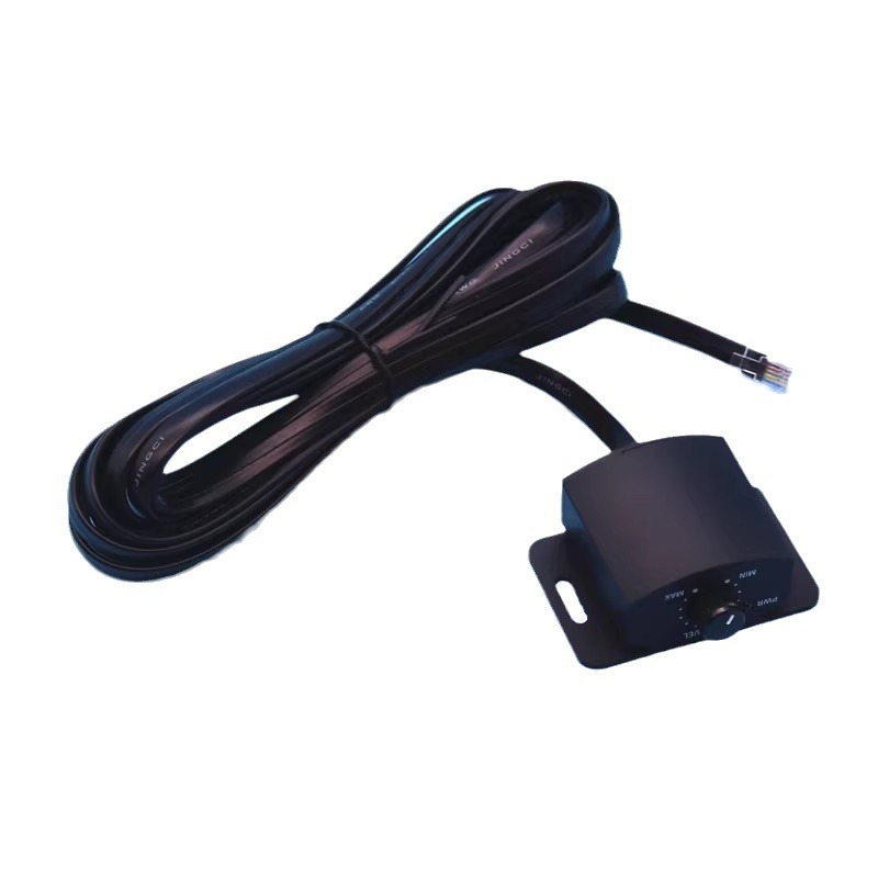 Diaľkové ovládanie hlasitosti pre líniu auta zosilňovača pre subwoofer, plast, 0,2 kg