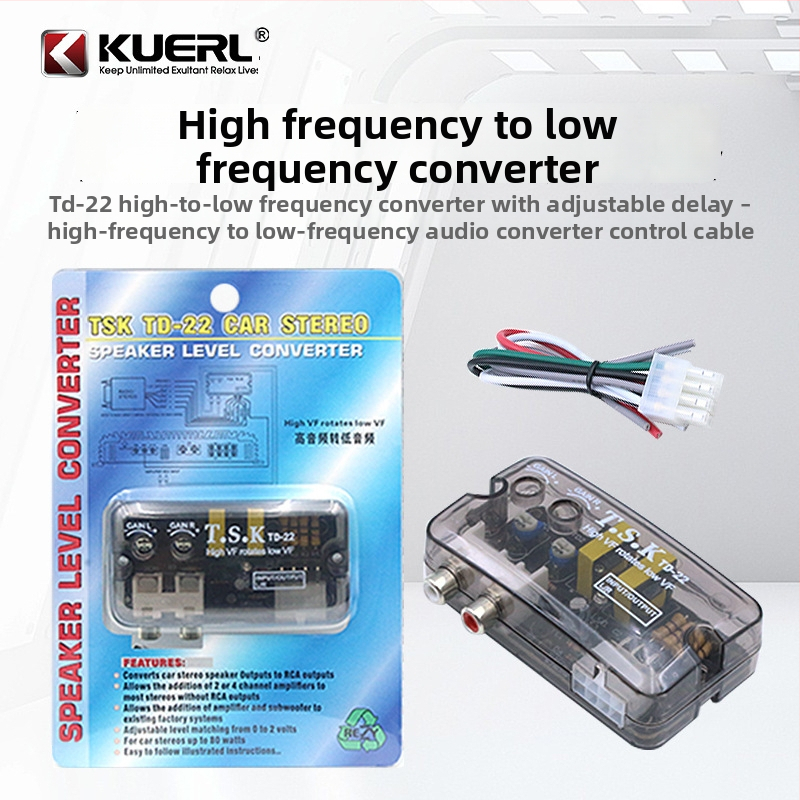 KUERL TD-22 auto audio pretvarač, 12–24V, 70W