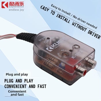 KUERL K-103A audio frekvenčný konvertor, PVC puzdro, napájanie 12–24V, výkon 50W