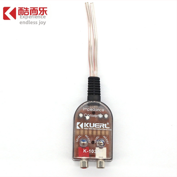 KUERL K-103A audio frekvenčný konvertor, PVC puzdro, napájanie 12–24V, výkon 50W
