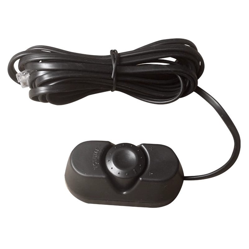 Жично дистанционно управление за контрол на звука на автомобилен усилвател, 12V, пластмасов корпус, подходящ за всички автомобилни модели, персонализирана обработка