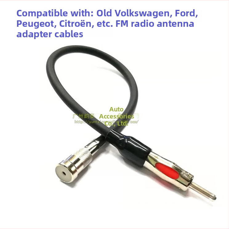 VW-04 FM anténny adaptér kábel pre staré modely VW: Jetta, Passat, Bora, Polo – meď, úprava zvuku, bez strihania