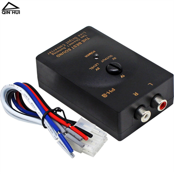 Automobilski audio konverter s visokog na nizak s PH-2 kašnjenjem – 50 W, model 3286, plastika, Qinyuhui