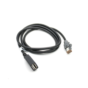 Cablu USB pentru radio auto, intrare audio USB, conector 4 pini, carcasă ABS, model USB4p