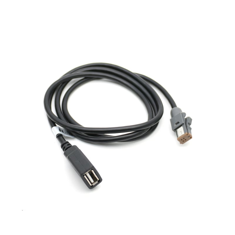 Cablu USB pentru radio auto, intrare audio USB, conector 4 pini, carcasă ABS, model USB4p