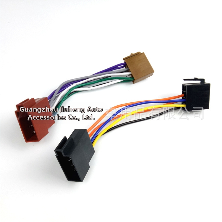 Adapterový kábel pre Volkswagen zvukový kábel ISO samec–samica, 12V, plast