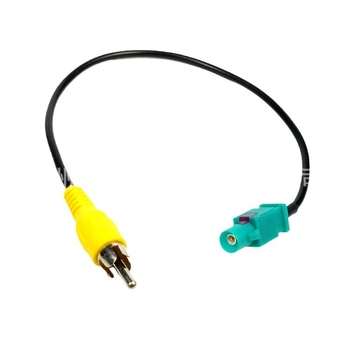 Adapter kabel za stražnju kameru, FAKRA na RCA priključak, kompatibilan s Mercedes-Benz i Volvo – zadržava OEM kameru