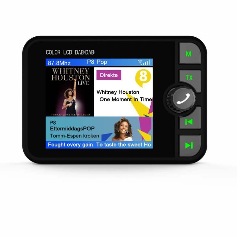 Radio DAB auto cu afișaj color, Bluetooth MP3, 12-24V, model C6