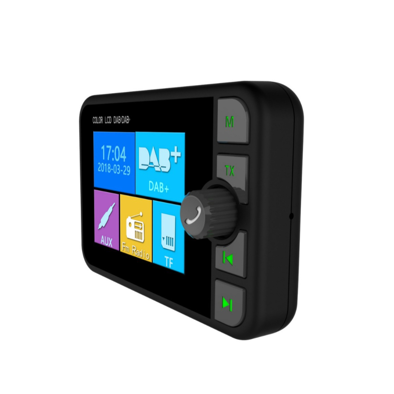 Radio DAB auto cu afișaj color, Bluetooth MP3, 12-24V, model C6