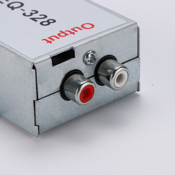 EQ-328 автомобилен аудио филтър за шумопотискане, 2 входа, 2 изхода, метален корпус