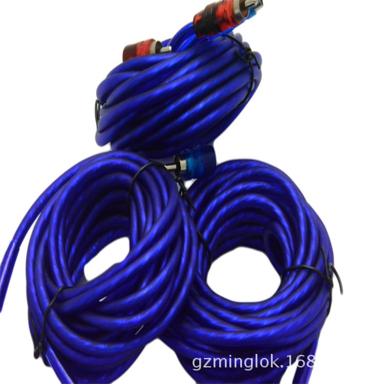 Odira RCA kábel do auta — meďou potiahnuté hliníkové jadro, izolácia z lepidla, univerzálny