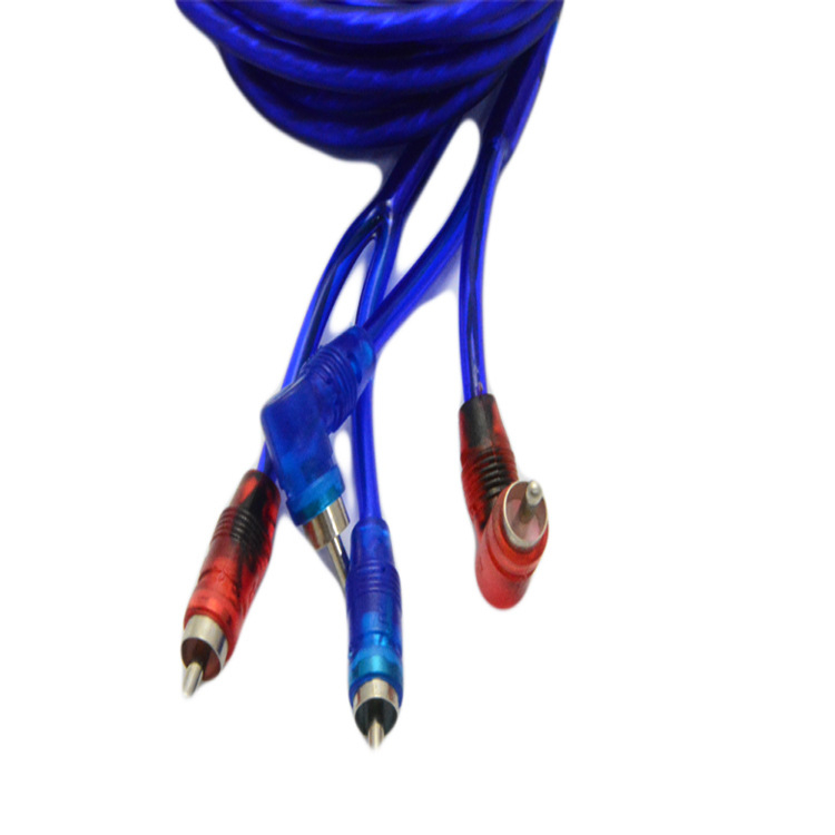 Odira RCA kábel do auta — meďou potiahnuté hliníkové jadro, izolácia z lepidla, univerzálny