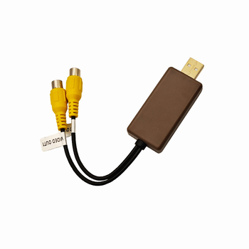 Convertor de ieșire video pentru unitatea de navigație Android din mașină | Conector CVBS/USB | Modelul 001 | Greutate: 0.3 | Material: PCB + ABS/PC