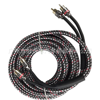 Automobilski audio kabel 1:2, bakreni audio kabel za prijenos signala pojačala