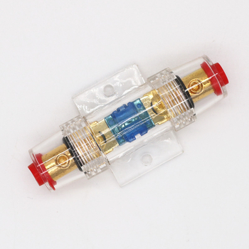 Suport pentru siguranțe pentru audio auto – corp transparent, alimentare amplificator, Greutate: 0.01