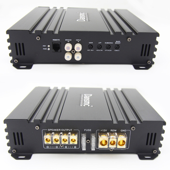 Amplificator auto Class D audiophile, 800W, canal unic, subwoofer cu bobine duale, control prin cablu