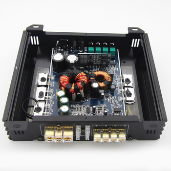 Amplificator auto Class D audiophile, 800W, canal unic, subwoofer cu bobine duale, control prin cablu