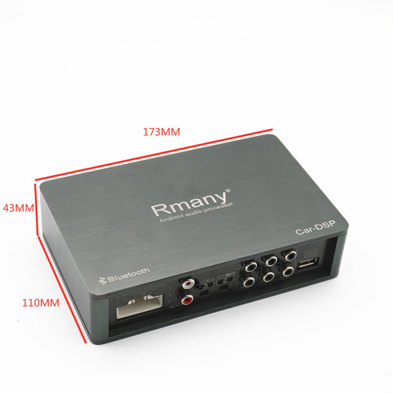 Rmany DSP automobilski pojačivač i digitalni Bluetooth audio procesor s obradom zvuka bez gubitka — težina 3