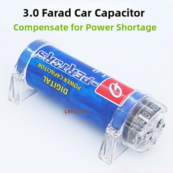Kondenzator za auto audio 3.0F – stabilizirano skladištenje energije pri 12V za auto pojačalo i subwoofer