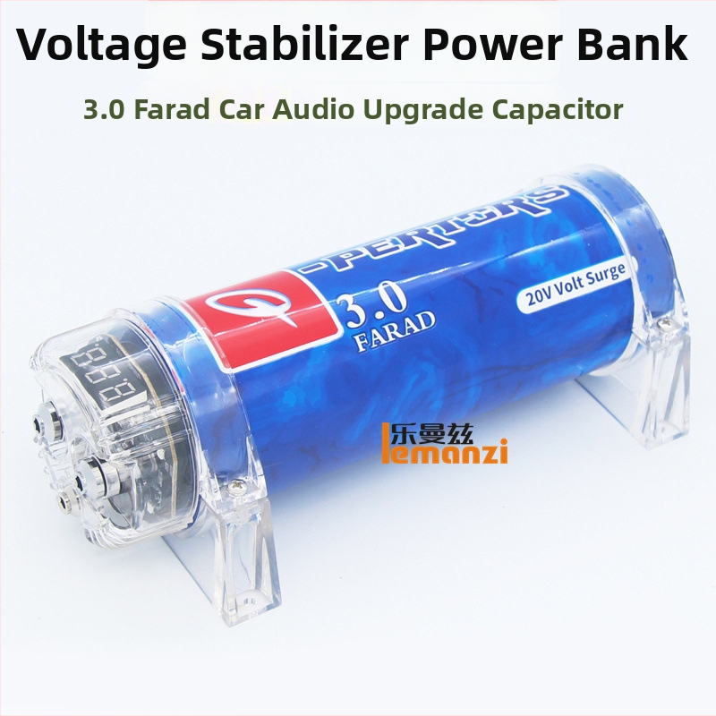 Kondenzator za auto audio 3.0F – stabilizirano skladištenje energije pri 12V za auto pojačalo i subwoofer