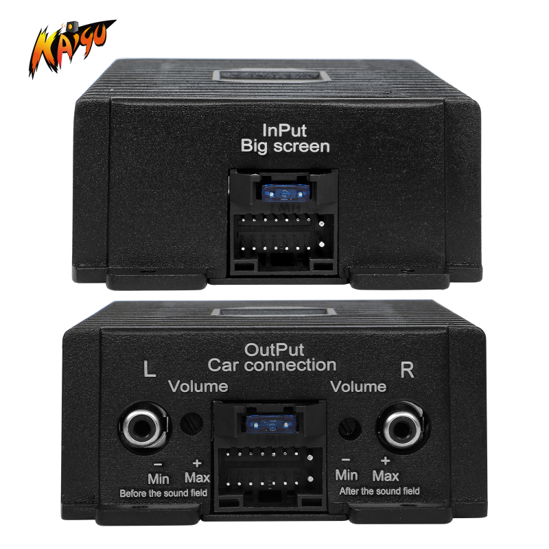 Kaiyu K-55 Android DSP autóerősítő, 4x80W, 12V, alumínium ötvözet ház