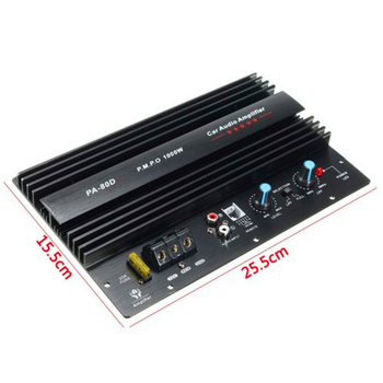 Sõiduki subwooferi võimendi emaplaat PA-80D, Manique, 12V, 120W, metallist