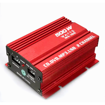 MA150 12V Mini pastiprinātājs – kompakts audio pastiprinātājs, svars 0,269 kg