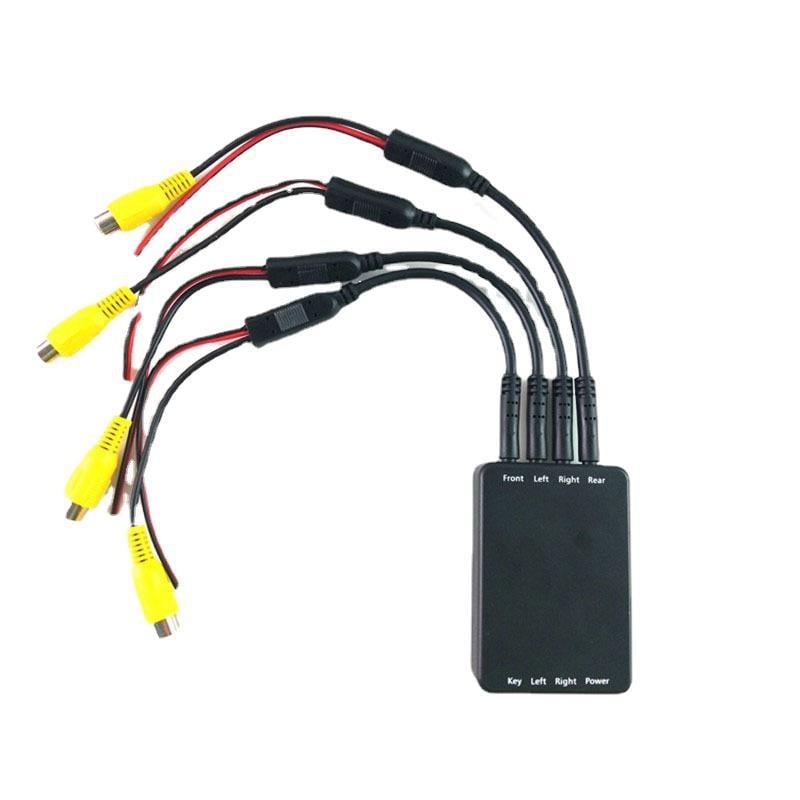 Ecran CarPlay portabil pentru mașină, intrări AV 4-canal, carcasă din aliaj, alimentare 12V, model XY-3208, universal