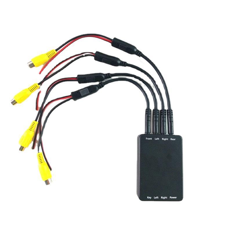 Ecran CarPlay portabil pentru mașină, intrări AV 4-canal, carcasă din aliaj, alimentare 12V, model XY-3208, universal