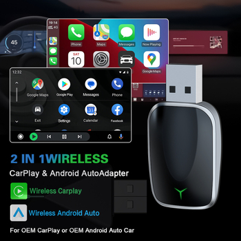 MINI U2 Bežični adapter CarPlay/Android Auto za originalna vozila — USB-C sučelje, napajanje 5V, prijelaz s kabelskog na bežični