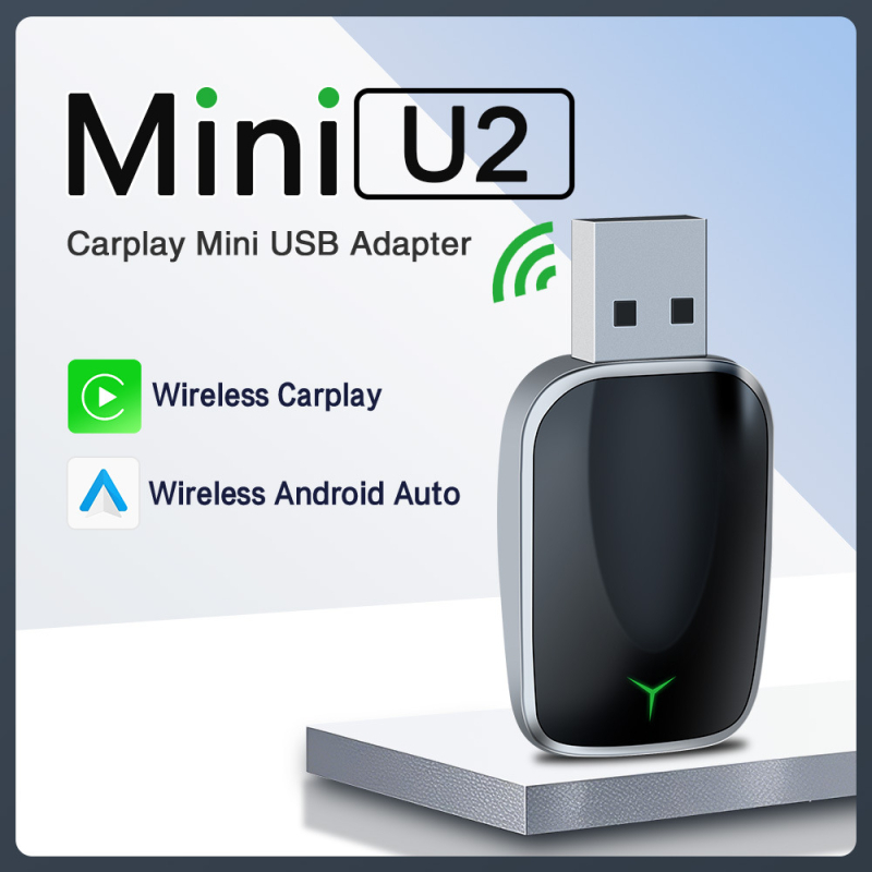 MINI U2 Bežični adapter CarPlay/Android Auto za originalna vozila — USB-C sučelje, napajanje 5V, prijelaz s kabelskog na bežični