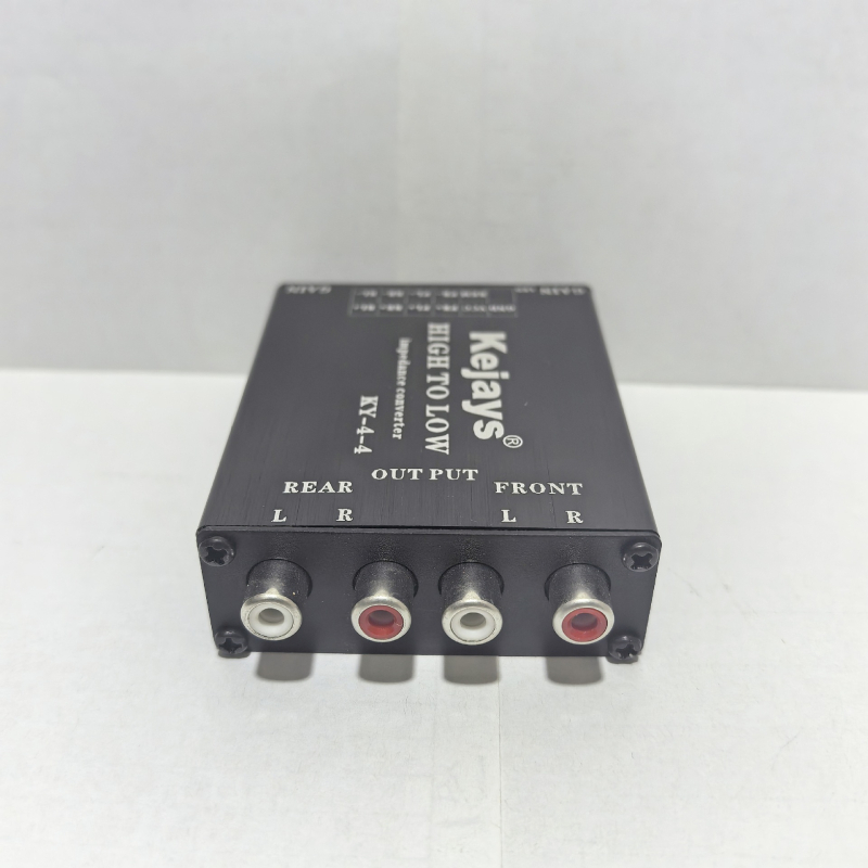 4-in/4-out audio pretvarač visokog prema niskom frekvencijskom za automobil, aluminijska legura, 12V, 150 g, universalno