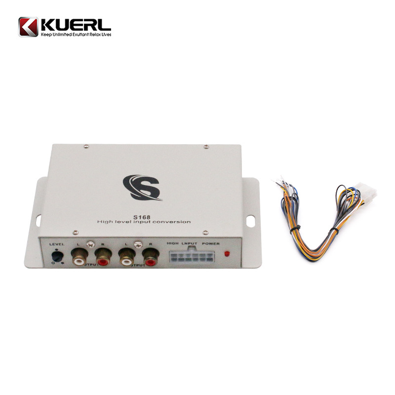 KUERL K-S168 Automobilski Audio Konverter, Aluminijsko Kućište, 12V