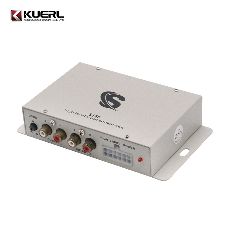 KUERL K-S168 Automobilski Audio Konverter, Aluminijsko Kućište, 12V