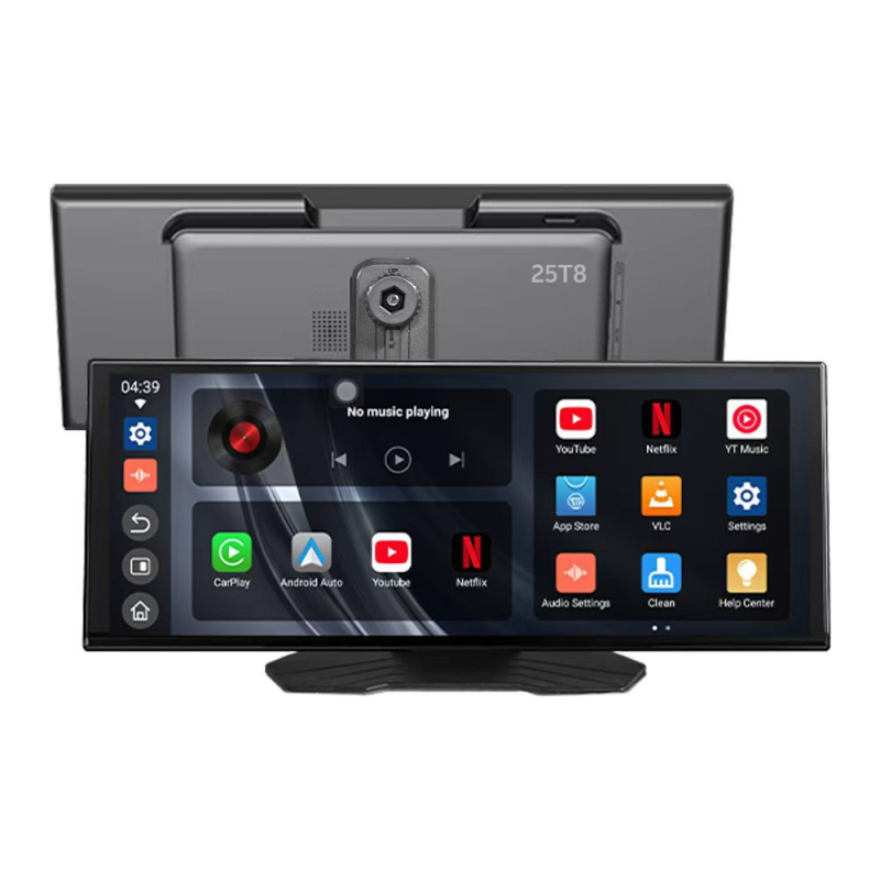 Navigacijski sustav za automobil s dvostrukim Wi‑Fi i Bluetoothom, YouTube, CarPlay i Android 13, HD zaslon 1920x720, napajanje 12–24V
