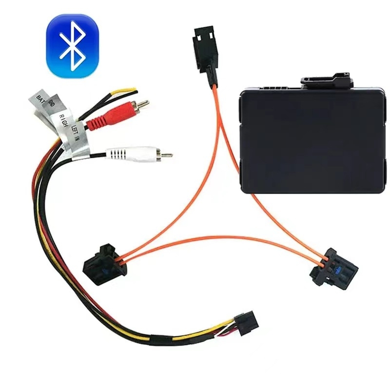 Adaptor Bluetooth AUX pentru Audi A6L/A8L/Q7 cu MMI 2G — model H1218, carcasă ABS, 12V, 10W, greutate 0,5 kg