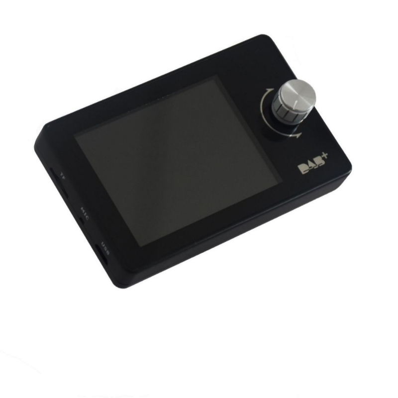 Receptor DAB+ pentru mașină cu Bluetooth hands-free, transmisie FM și ieșire AUX