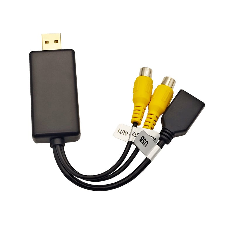 Video izlaz s Android navigacije automobila na zaslon naslonjača, USB na CVBS/USB