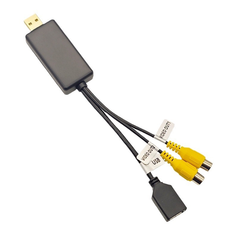 Video izlaz s Android navigacije automobila na zaslon naslonjača, USB na CVBS/USB