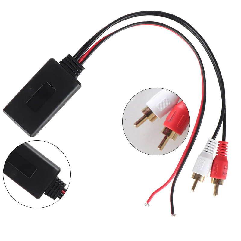 Automobilski Bluetooth glazbeni kabel, univerzalni tip, 2 RCA muški priključci, Bluetooth RCA audio kabel, AUX kabel