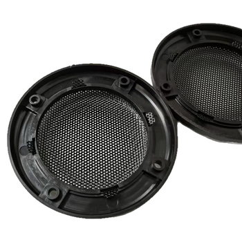 Kruhový kovový kryt reproduktora pre auto, univerzálna ochranná mriežka