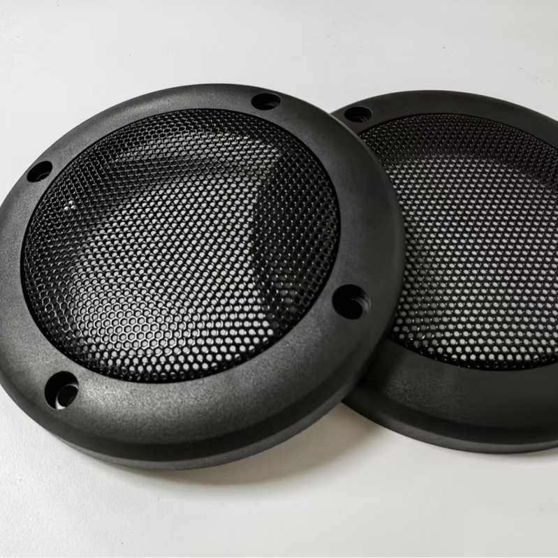 Kruhový kovový kryt reproduktora pre auto, univerzálna ochranná mriežka
