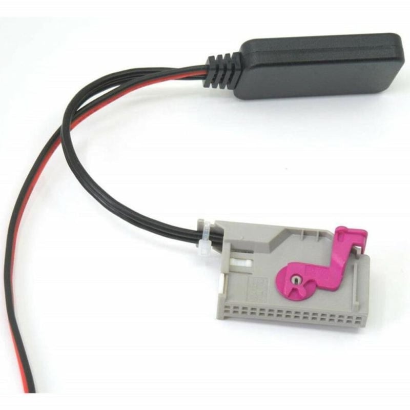 Adapter Bluetooth AUX pentru Audi A3 A4 A6 TT A8 R8, model 315, ABS, 12V, 2W