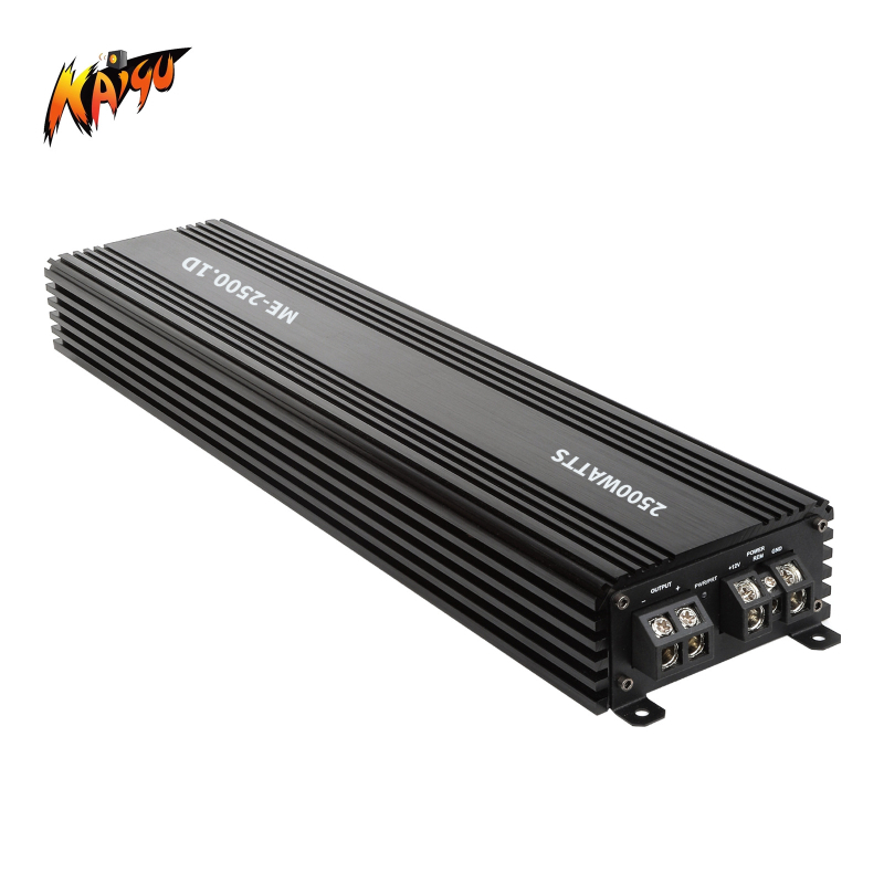 Kaiyu amplificator auto 2500W Mono Class D – aliaj de aluminiu, 4,2 kg