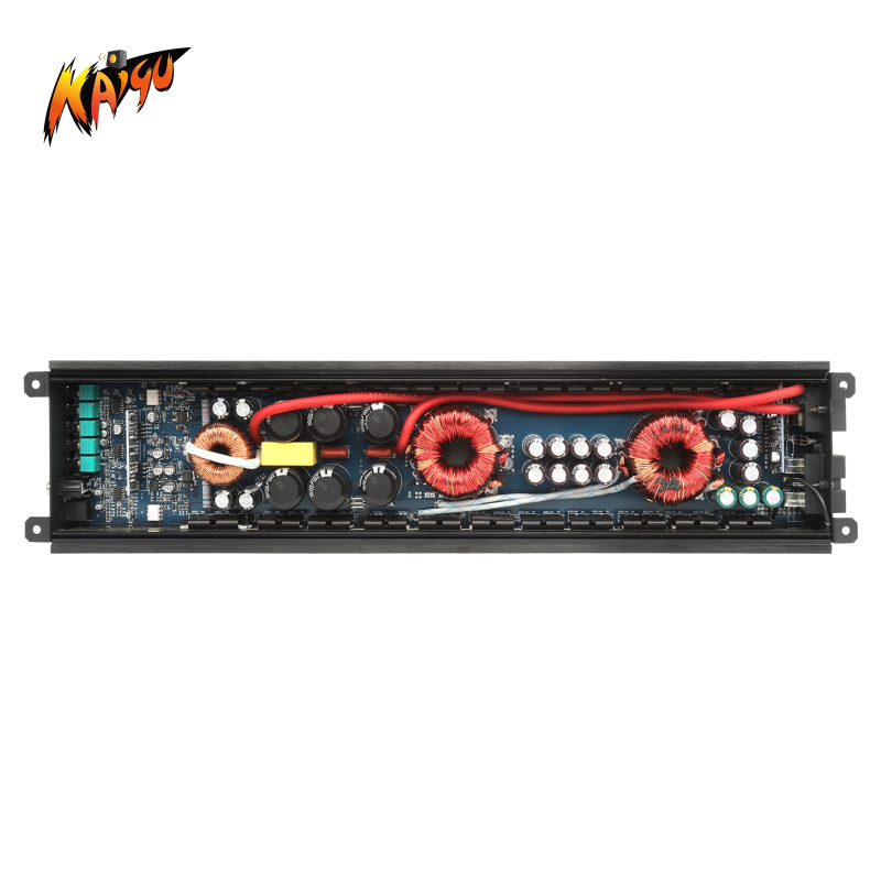 Kaiyu amplificator auto 2500W Mono Class D – aliaj de aluminiu, 4,2 kg