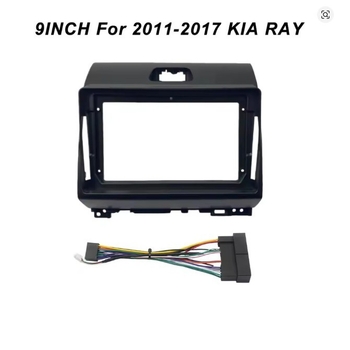 Kia Ray 2011-2017 središnji okvir za navigaciju s Android 9-inčnim zaslonom