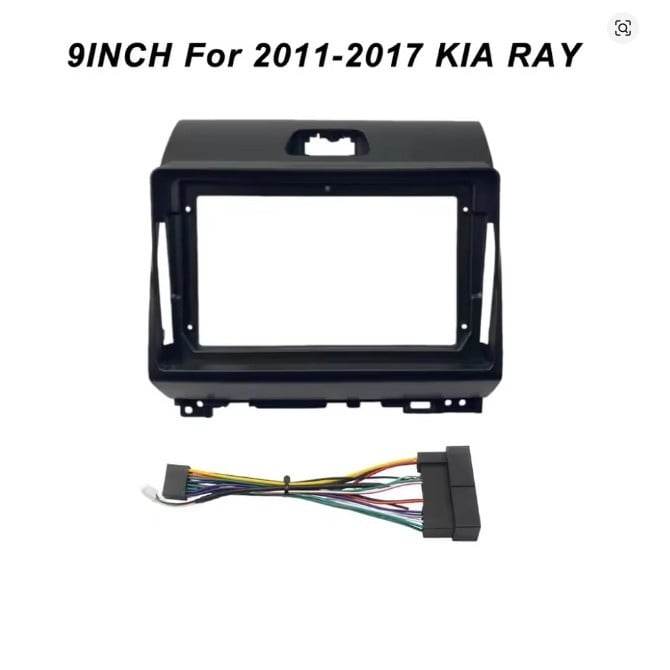 Kia Ray 2011-2017 središnji okvir za navigaciju s Android 9-inčnim zaslonom