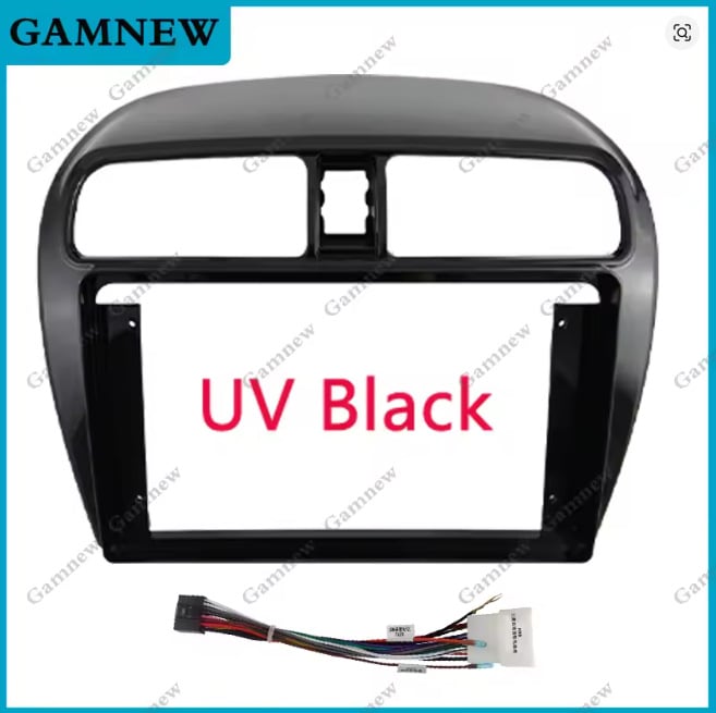 Panou Android pentru audio auto și navigație DVD, compatibil Mitsubishi Mirage 2012, cadru TO-35, material plastic, greutate 500 g